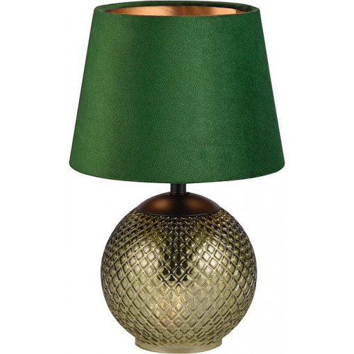 Jonna green retro glass table lamp Reality