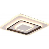 Jora LED 39x39cm white matt dimmable ceiling lamp with remote control Reality