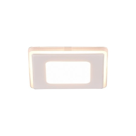 Lampa podtynkowa spot kwadratowa Nimbus LED 3000K 8x8cm biały mat Trio
