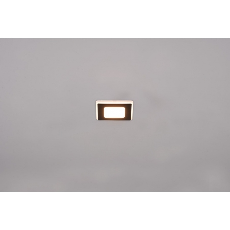 Lampa podtynkowa spot kwadratowa Nimbus LED 3000K 8x8cm czarny mat Trio