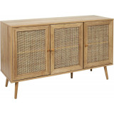 Bali 115x70cm natural boho chest of drawers on legs Intesi