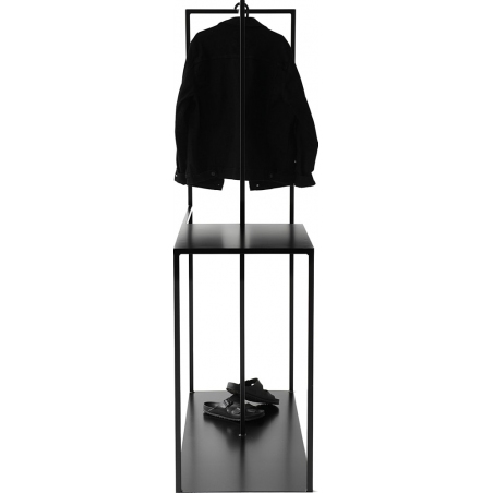 Stylowy Wieszak stojący metalowy Object010 Czarny NG Design na ubrania do przedpokoju.