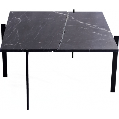 Stylowy Stolik kwadratowy marmurowy Object019 77 czarny NG Design do salonu