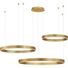 Gemma LED 60-100cm gold-brass modern pendant lamp