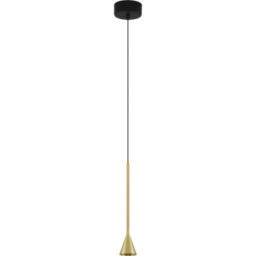 Loop LED 6cm gold point pendant lamp