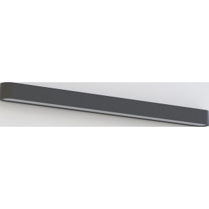 Soft LED 90x6cm graphite minimalistic long wall lamp Nowodvorski