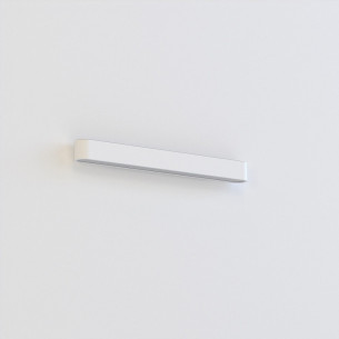 Soft LED 60x6cm white long minimalist wall lamp Nowodvorski