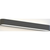 Kinkiet podłużny minimalistyczny Soft LED 60x6cm grafitowy Nowodvorski
