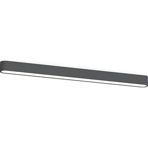 Soft LED 90x6cm graphite minimalistic long ceiling lamp Nowodvorski 2