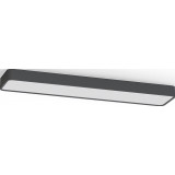 Plafon podłużny minimalistyczny Soft LED 90x20cm grafitowy Nowodvorski