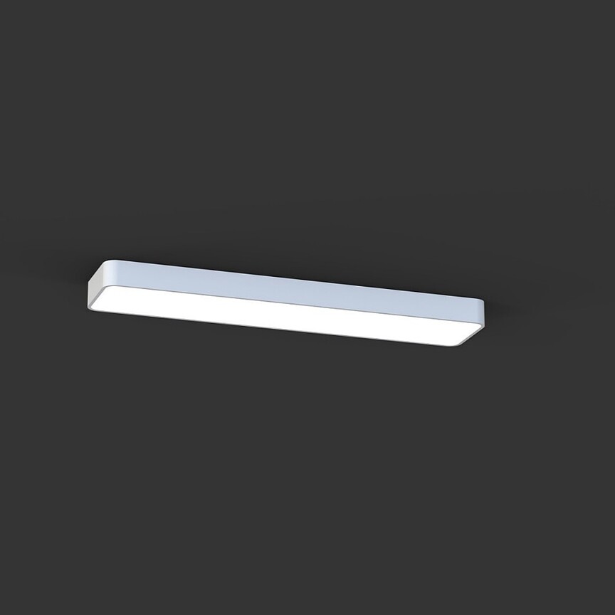 Soft LED 90x20cm white minimalistic long ceiling lamp Nowodvorski