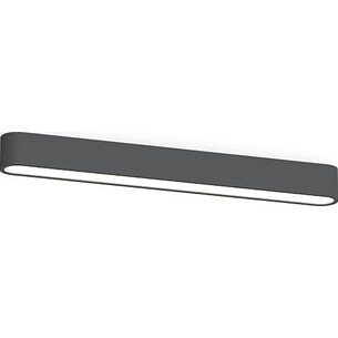 Soft LED 60x6cm graphite minimalistic long ceiling lamp Nowodvorski 2