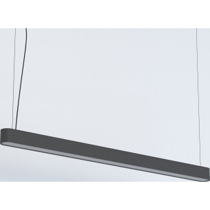 Soft LED 120x6cm graphite minimalistic long pendant lamp Nowodvorski