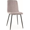 Alan Brego 07 gray&amp;black upholstered chair Signal