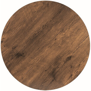 Amadeo 90cm walnu &amp;black matt round table on one leg Signal 2