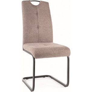 Axo Brego 34 beige&amp;black upholstered chair Signal