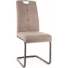 Axo Brego 34 beige&amp;black upholstered chair Signal