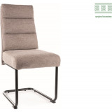 Berry Brego 34 beige&amp;black upholstered chair Signal