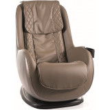 Bugatti beige&amp;brown faux leather massage chair Signal