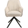 Notti Brego 31 beige&amp;black swivel chair Signal