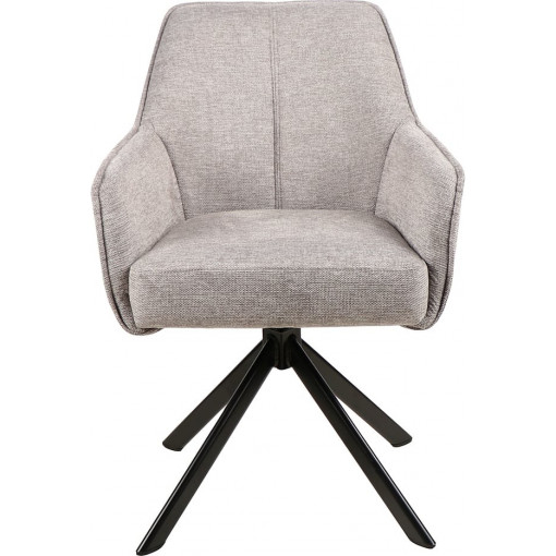 Notti Brego 07 gray&amp;black swivel chair Signal