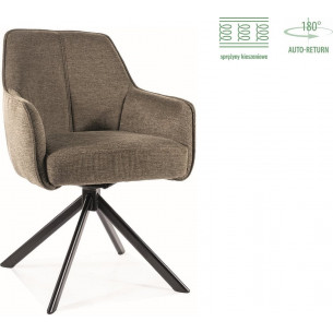 Notti Brego 77 olive&amp;black swivel chair Signal