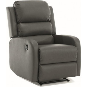 Pegaz buffalo 06 grey faux leather reclining armchair Signal