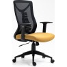 Q-330 black&amp;yellow office chair with mesh Signal