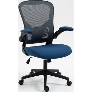 Q-333 black&amp;blue office chair with mesh Signal