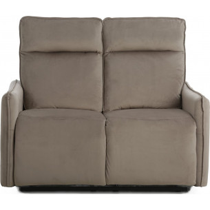 Travis 127cm bluvel 40 beige 2-seater velvet sofa Signal