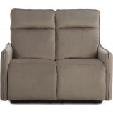 Sofa 2 osobowa welurowa Travis 127cm Velvet Bluvel 40 beżowa Signal