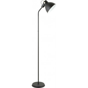 Lampa podłogowa loft Apus czarna Zumaline