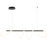 Balbo LED 120cm black modern pendant lamp ZumaLine