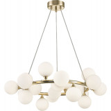 Bobo 72cm white&gold glass globes glamour pendant lamp ZumaLine Bobo 72cm white&gold glass globes glamour pendant lamp ZumaLine