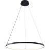 Breno LED 60cm black modern Round pendant lamp ZumaLine