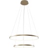 Breno LED 60cm gold double Round pendant lamp ZumaLine