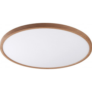 Cami LED 40cm white&amp;wood scandinavian Round ceiling lamp ZumaLine