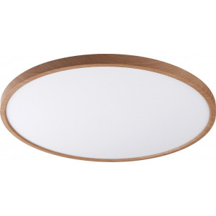 Cami LED 60cm white&amp;wood scandinavian Round ceiling lamp ZumaLine