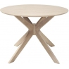 Duncan 105 oak round scandinavian dining table Actona
