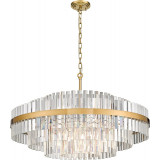 Constantinople 87.5cm brass&transparent hampton glass pendant lamp ZumaLine Constantinople 87.5cm brass&transparent hampton glass pendant lamp ZumaLine