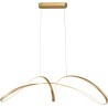 Lampa wisząca nowoczesna z regulacją barwy światła Fermi LED 92cm złota Zumaline
