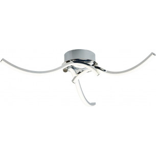 Focus III LED 60cm silver modern ceiling lamp with adjustable light color ZumaLine