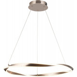 Lampa wisząca nowoczesna Girona LED 65cm piaskowy nikiel Zumaline