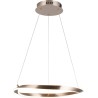 Lampa wisząca nowoczesna Girona LED 45cm piaskowy nikiel Zumaline