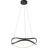 Lampa wisząca nowoczesna Harley LED 51,5cm czarna Zumaline