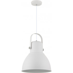 Lampa wisząca loft Kairos 31,5cm biała Zumaline