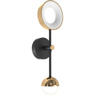 Lara LED french gold&amp;black modern double wall lamp ZumaLine