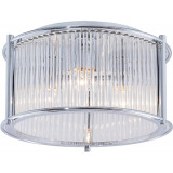 Marmo 15cm transparent&silver hampton glass ceiling lamp ZumaLine Marmo 15cm transparent&silver hampton glass ceiling lamp ZumaLine