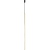 Lampa wisząca tuba Nova 2,5cm H100cm złota Zumaline