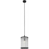 Lampa wisząca szklana hampton Sergio 15cm czarna ZumaLine